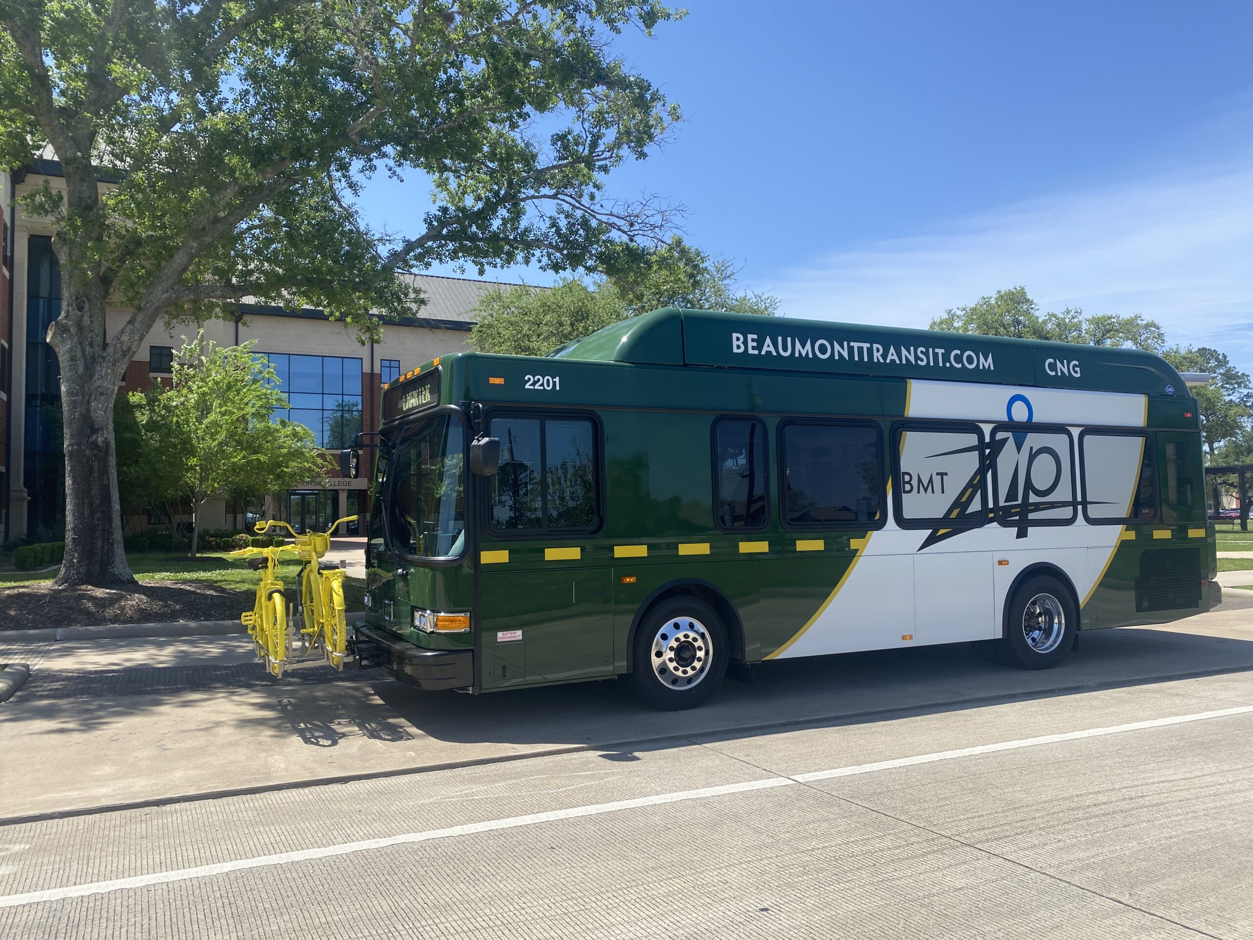 Beaumont Zip Bus Hero Image.